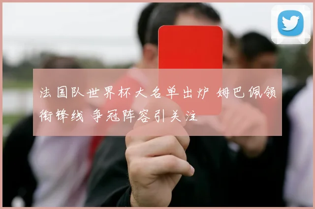 法国队世界杯大名单出炉 姆巴佩领衔锋线 争冠阵容引关注